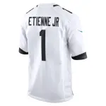 Men's Jacksonville Jaguars Travis Etienne Jr. White Game Player Jersey