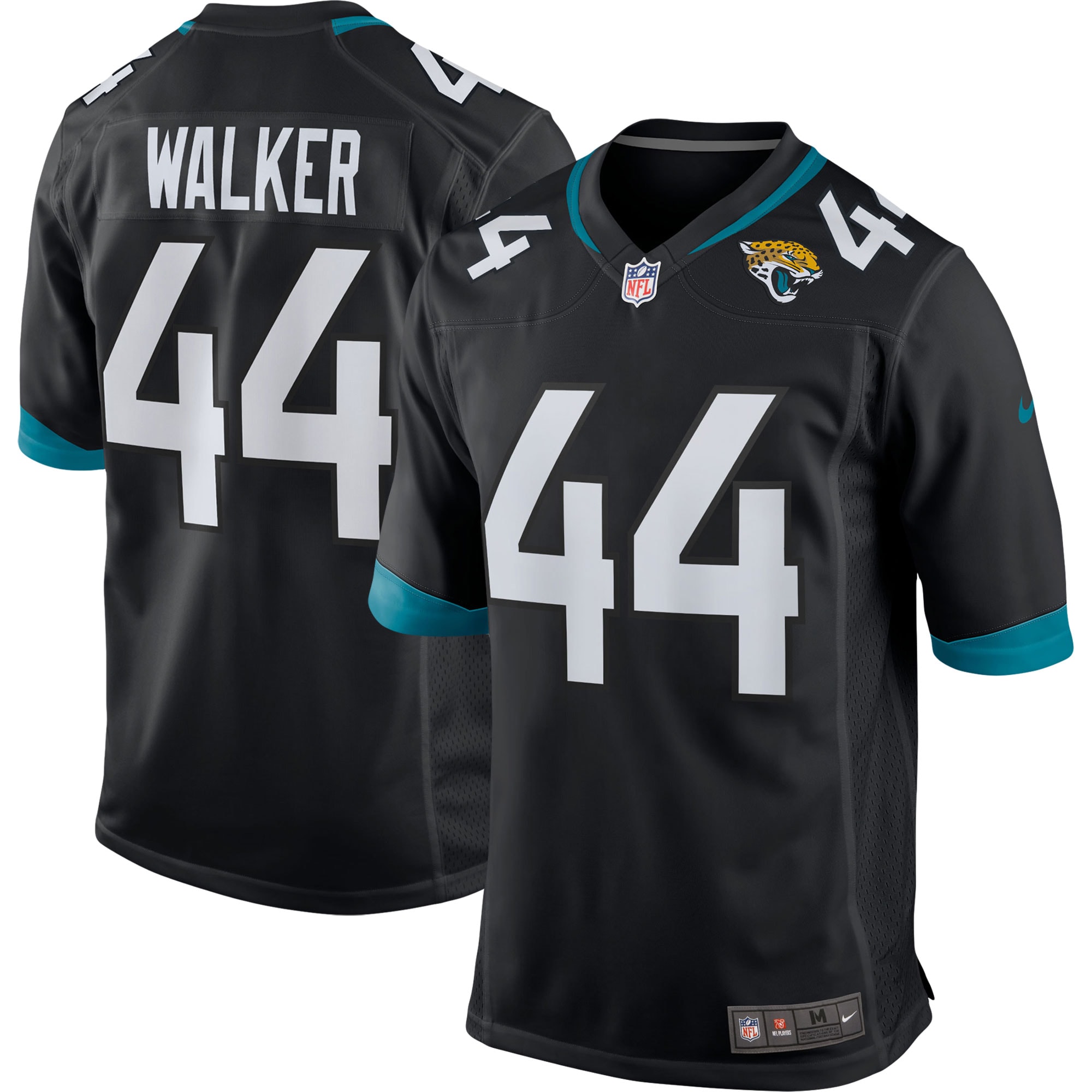 Men's Jacksonville Jaguars Travon Walker Black Player Game Jersey