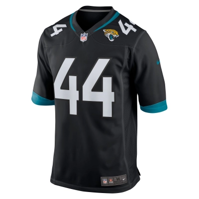 Men's Jacksonville Jaguars Travon Walker Black Player Game Jersey 02