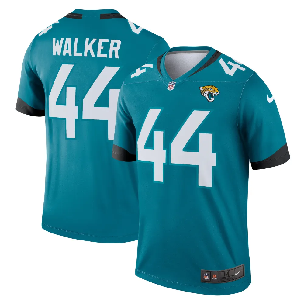 Men's Jacksonville Jaguars Travon Walker Teal Legend Jersey