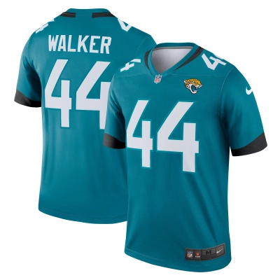 Men's Jacksonville Jaguars Travon Walker Teal Legend Jersey 01