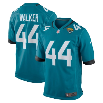 Men's Jacksonville Jaguars Travon Walker Teal Player Game Jersey 01