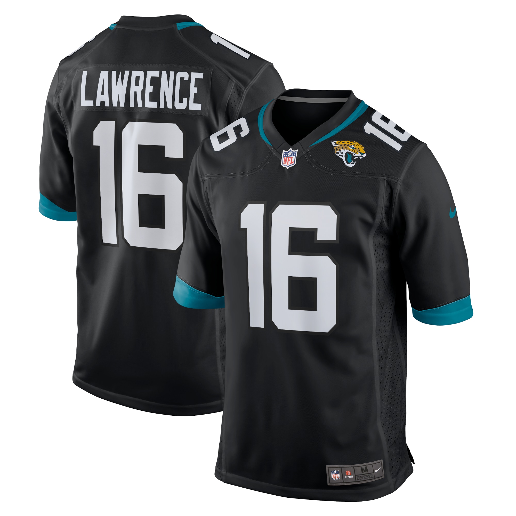 Men's Jacksonville Jaguars Trevor Lawrence Black Alternate Game Jersey