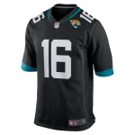 Men's Jacksonville Jaguars Trevor Lawrence Black Alternate Player Game Jersey