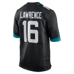 Men's Jacksonville Jaguars Trevor Lawrence Black Alternate Player Game Jersey