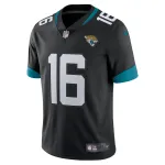 Men's Jacksonville Jaguars Trevor Lawrence Black Alternate Vapor Limited Jersey