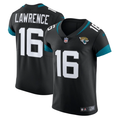 Men's Jacksonville Jaguars Trevor Lawrence Black Vapor Elite Jersey 01