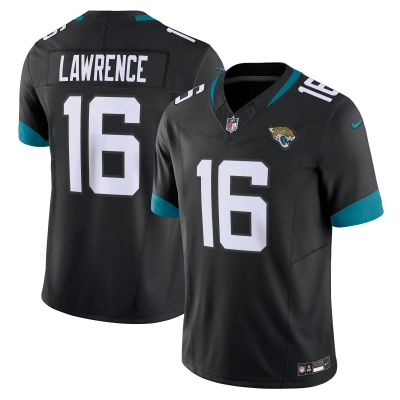 Men's Jacksonville Jaguars Trevor Lawrence Black Vapor F.U.S.E. Limited Jersey 01