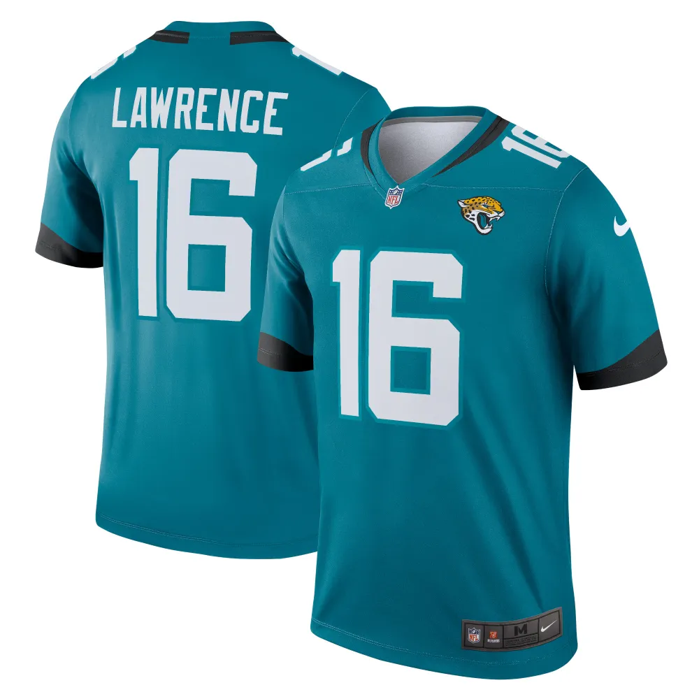 Men's Jacksonville Jaguars Trevor Lawrence Teal Legend Jersey