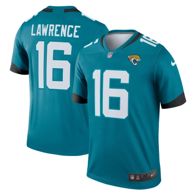 Men's Jacksonville Jaguars Trevor Lawrence Teal Legend Jersey 01