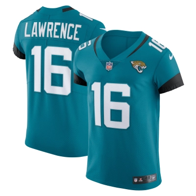 Men's Jacksonville Jaguars Trevor Lawrence Teal Vapor Elite Jersey 01