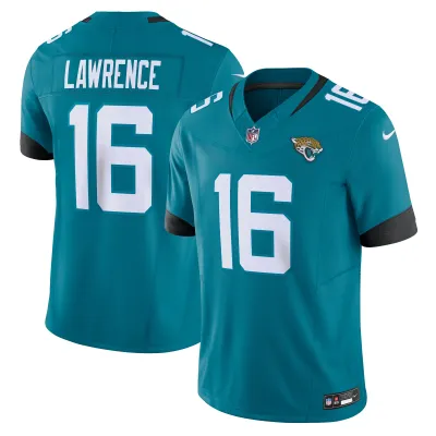 Men's Jacksonville Jaguars Trevor Lawrence Teal Vapor F.U.S.E. Limited Jersey 01