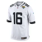 Men's Jacksonville Jaguars Trevor Lawrence White Game Jersey