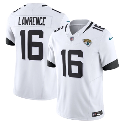 Men's Jacksonville Jaguars Trevor Lawrence White Vapor F.U.S.E. Limited Jersey 01