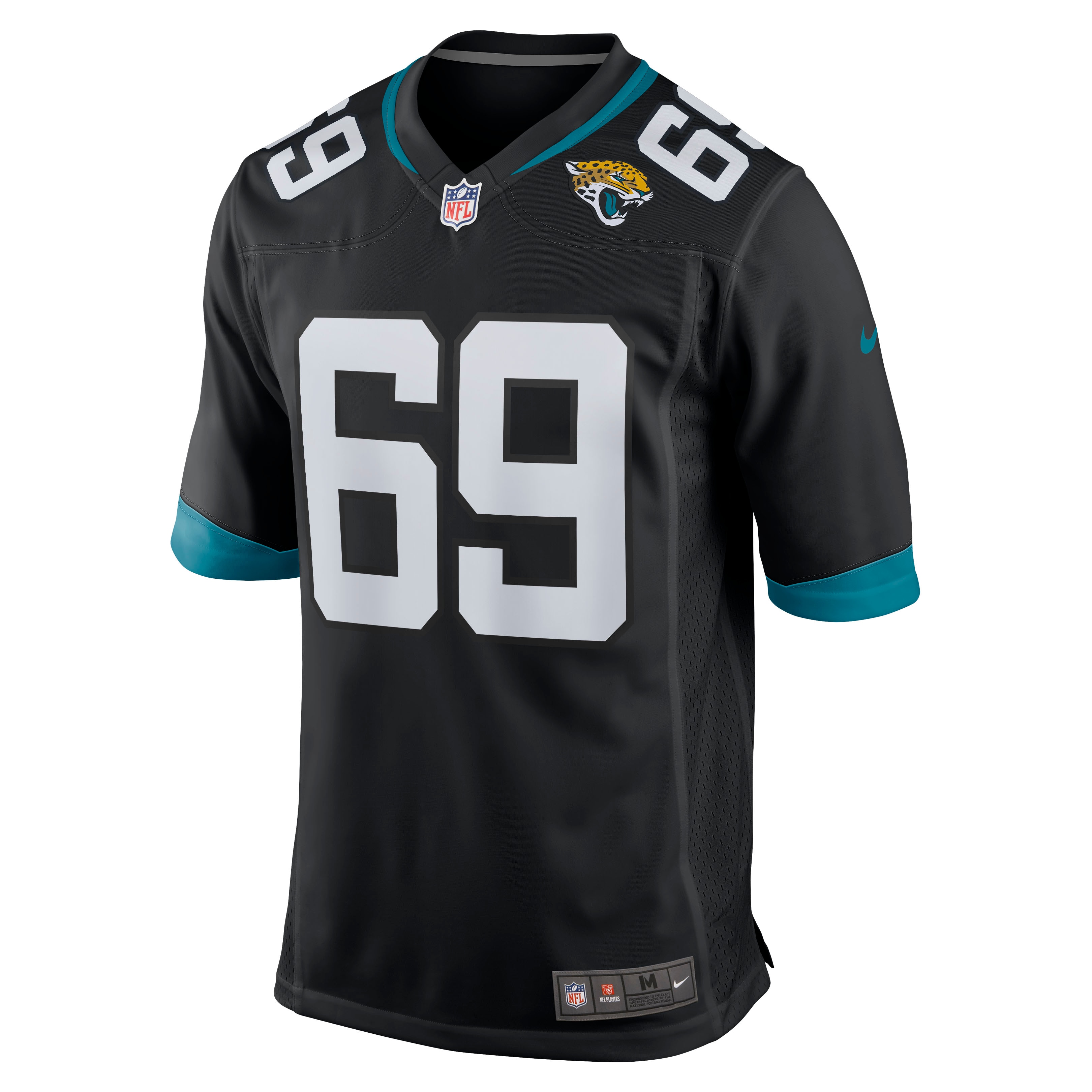 Men's Jacksonville Jaguars Tyler Shatley Black Game Jersey