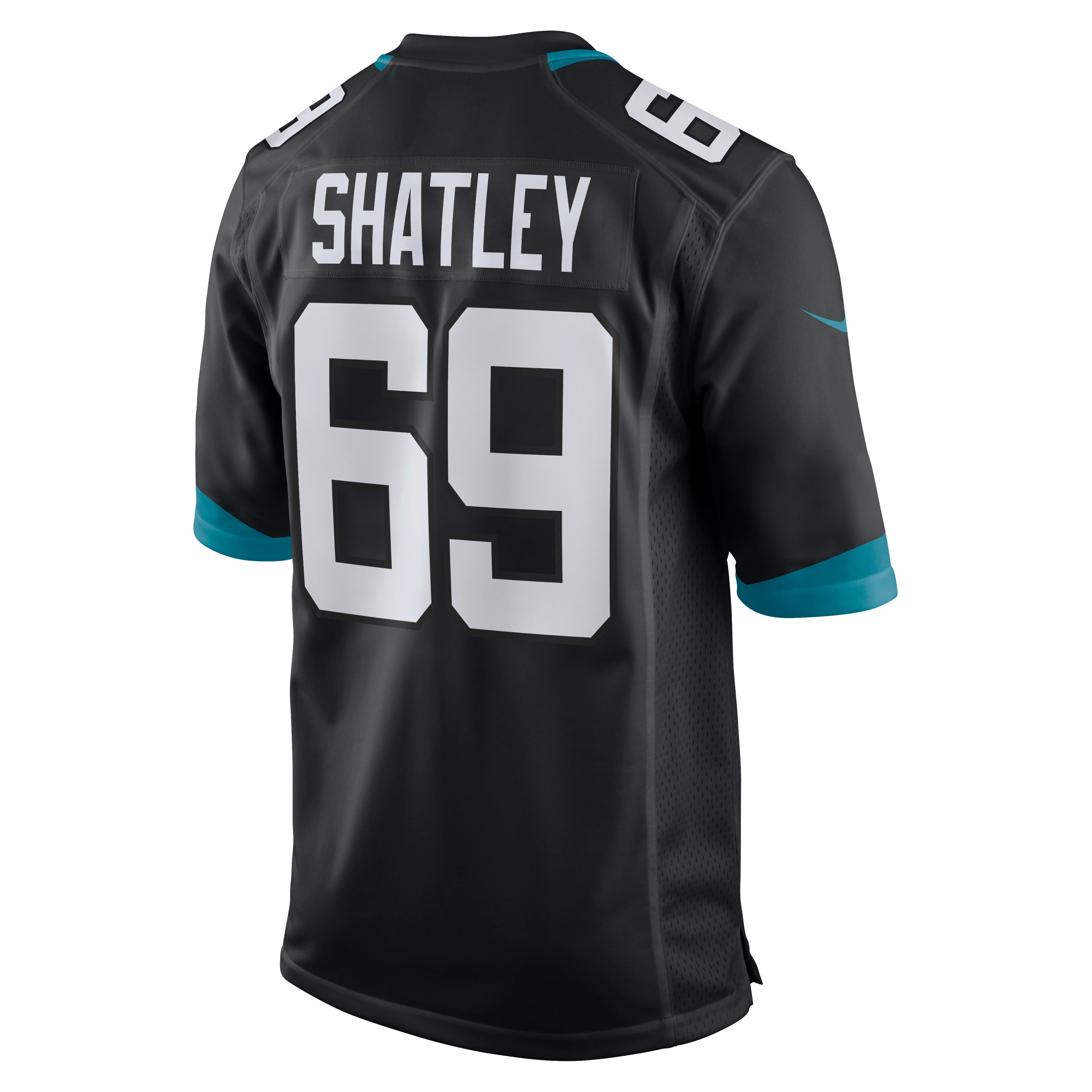 Men's Jacksonville Jaguars Tyler Shatley Black Game Jersey