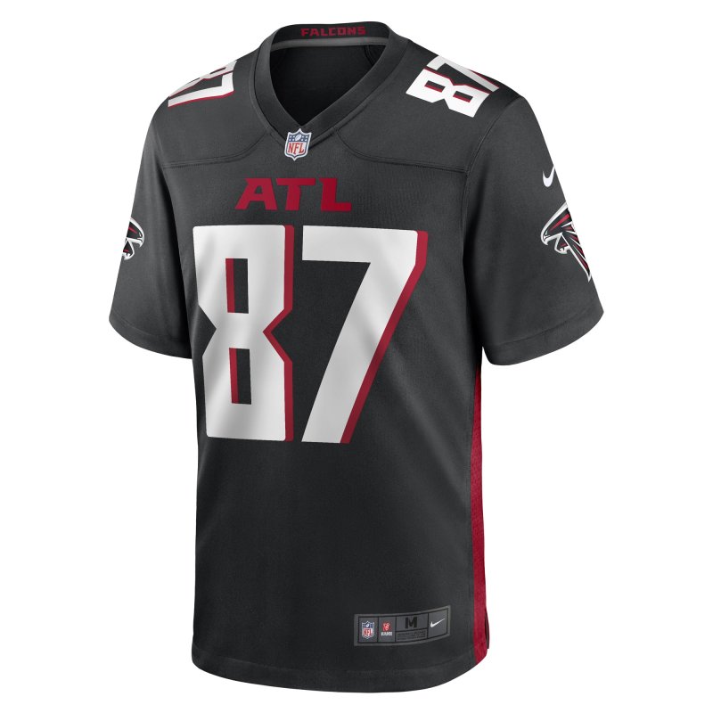 Men's John FitzPatrick Atlanta Falcons Black Game Player Jersey