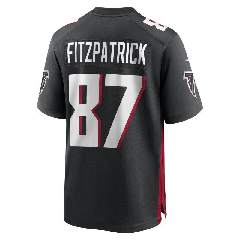 Men's John FitzPatrick Atlanta Falcons Black Game Player Jersey