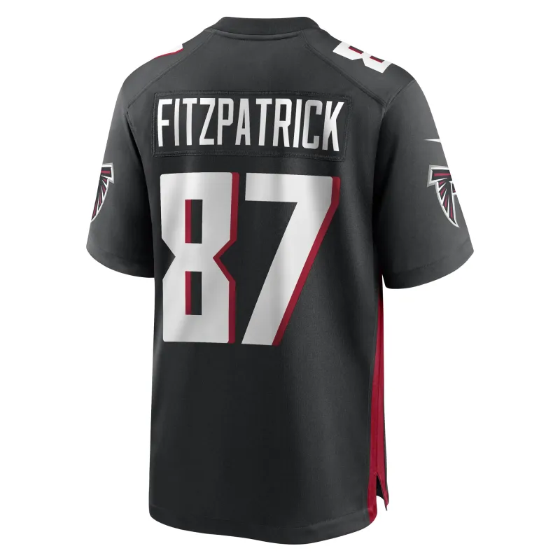 Men's John FitzPatrick Atlanta Falcons Black Game Player Jersey