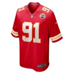 Men's Kansas City Chiefs Derrick Nnadi Red Game Jersey