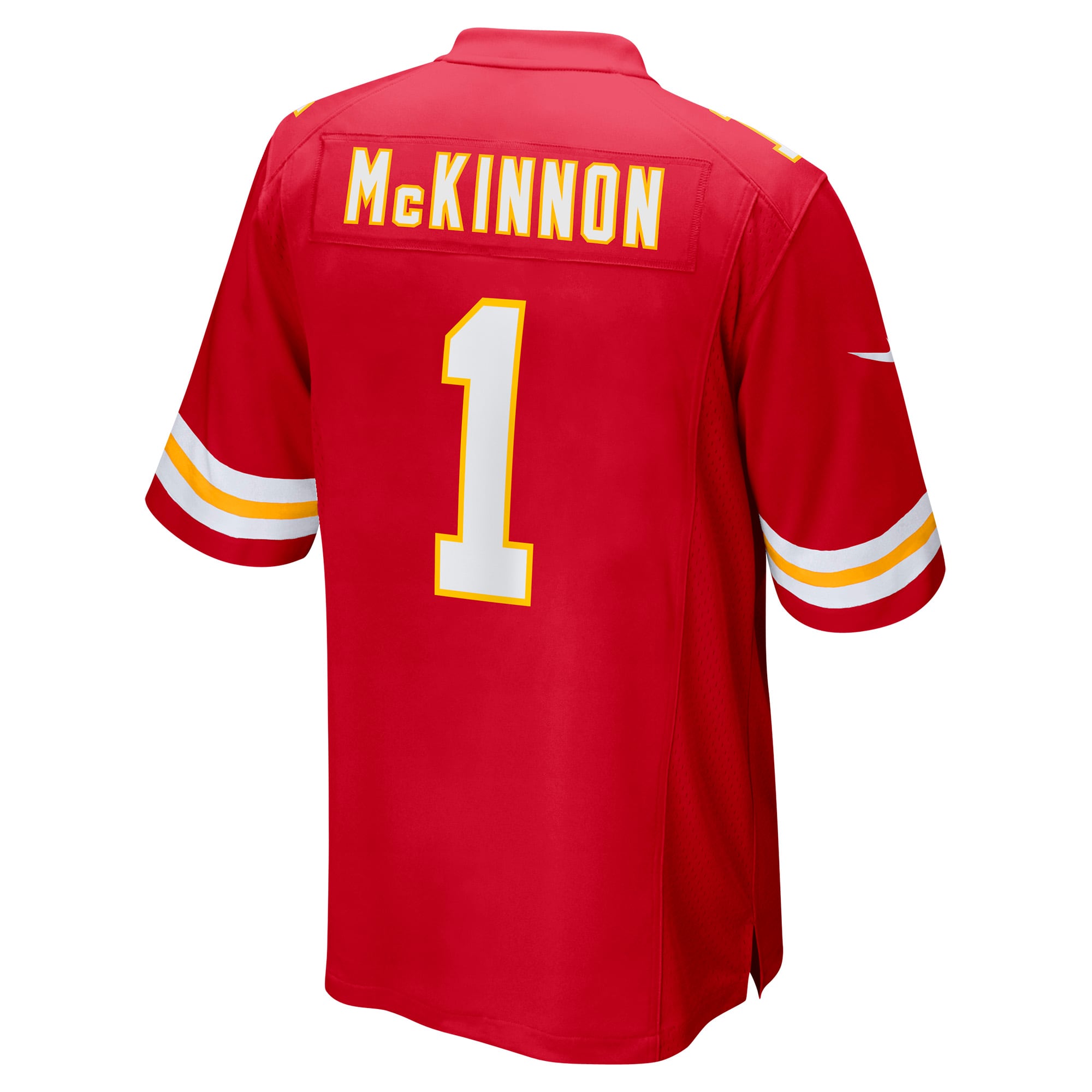 Men's Kansas City Chiefs Jerick McKinnon Red Super Bowl LVII (2022 Season) Patch Game Jersey