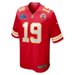 Men's Kansas City Chiefs Kadarius Toney Red Super Bowl LVII (2022 Season) Patch Game Jersey