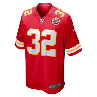 Men's Kansas City Chiefs Nick Bolton Red Game Jersey 02