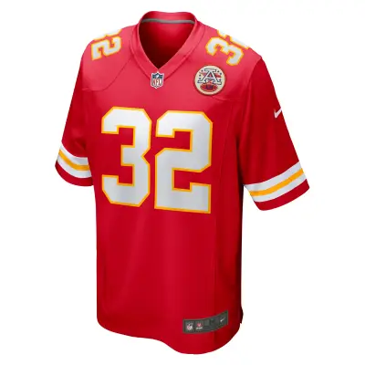 Men's Kansas City Chiefs Nick Bolton Red Game Jersey 02