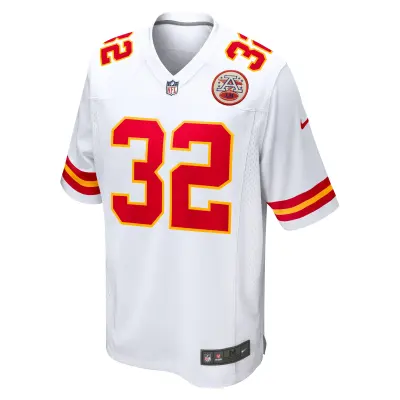 Men's Kansas City Chiefs Nick Bolton White Away Game Player Jersey 02