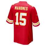 Men's Kansas City Chiefs Patrick Mahomes Red Super Bowl LVII (2022 Season) Patch Game Jersey