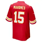 Men's Kansas City Chiefs Patrick Mahomes Red Super Bowl LVII (2022 Season) Patch Game Jersey