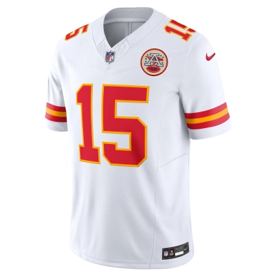 Men's Kansas City Chiefs Patrick Mahomes White Vapor F.U.S.E. Limited Jersey 02