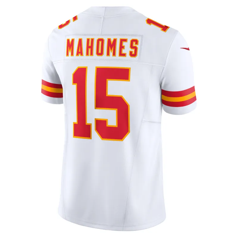Men's Kansas City Chiefs Patrick Mahomes White Vapor F.U.S.E. Limited Jersey