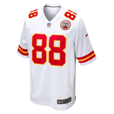 Men's Kansas City Chiefs Tony Gonzalez White Retired Player Game Jersey 02