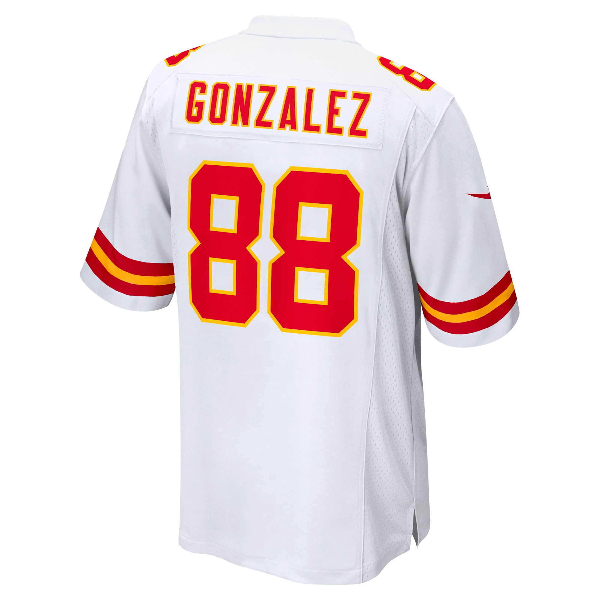 Men's Kansas City Chiefs Tony Gonzalez White Retired Player Game Jersey