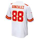 Men's Kansas City Chiefs Tony Gonzalez White Retired Player Game Jersey