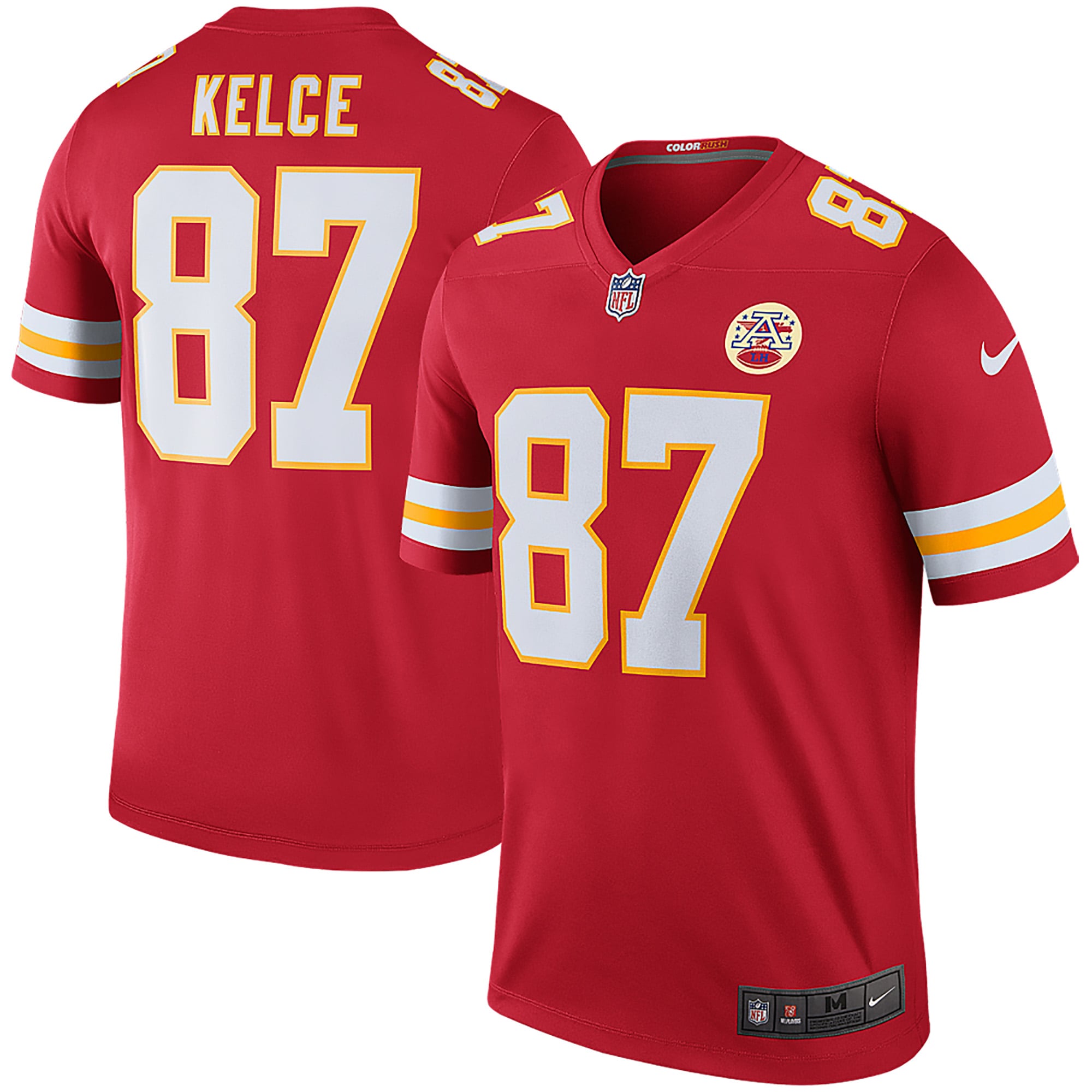 Men's Kansas City Chiefs Travis Kelce Red Legend Jersey
