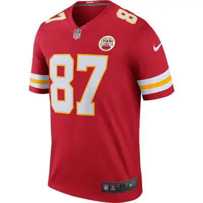 Men's Kansas City Chiefs Travis Kelce Red Legend Jersey 02