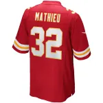 Men's Kansas City Chiefs Tyrann Mathieu Red Game Player Jersey