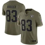 Men's Las Vegas Raiders Olive 2022 Salute To Service Limited Jersey