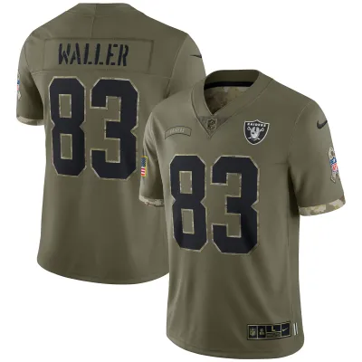 Men's Las Vegas Raiders Olive 2022 Salute To Service Limited Jersey 01