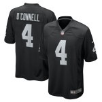 Men's Las Vegas Raiders Aidan O'Connell Black Game Jersey