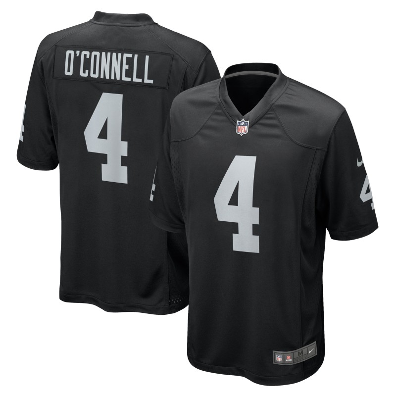 Men's Las Vegas Raiders Aidan O'Connell Black Game Jersey