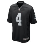 Men's Las Vegas Raiders Aidan O'Connell Black Game Jersey