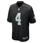 Men's Las Vegas Raiders Aidan O'Connell Black Game Jersey
