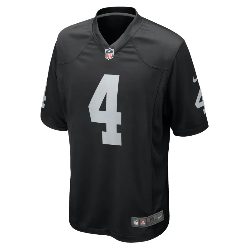 Men's Las Vegas Raiders Aidan O'Connell Black Game Jersey