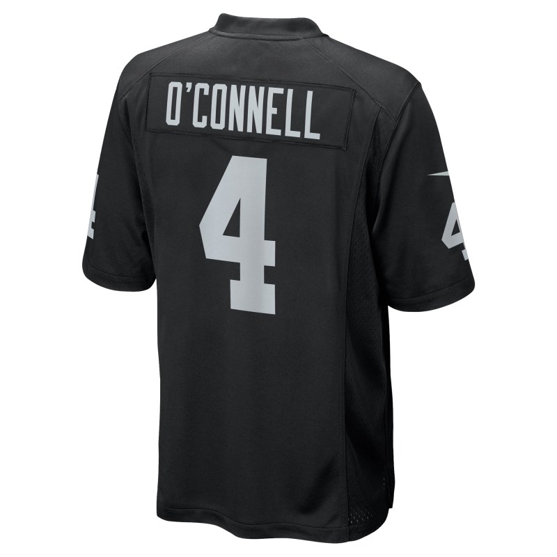 Men's Las Vegas Raiders Aidan O'Connell Black Game Jersey