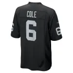 Men's Las Vegas Raiders AJ Cole Black Game Jersey