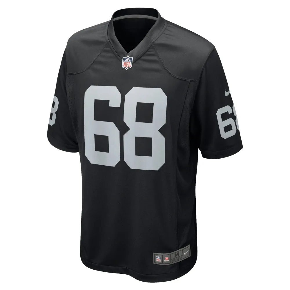 Men's Las Vegas Raiders Andre James Black Game Jersey