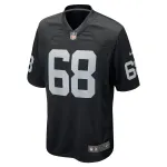 Men's Las Vegas Raiders Andre James Black Game Jersey